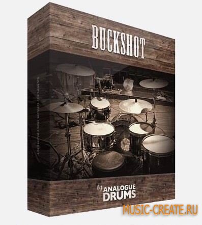 Analogue Drums - BuckShot (KONTAKT EXS24)- библиотека винтажных ударных