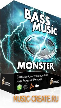 P5Audio - Bass Music Monster Dubstep Construction Kits (WAV) - сэмплы Dubstep