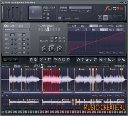 Image Line - Slicex v1.0.10 VSTi (TEAM CHAOS) - плагин для нарезки музыки