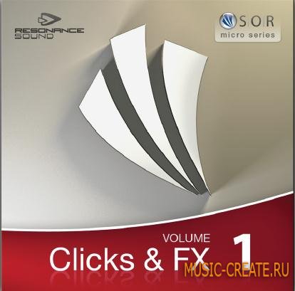 Resonance Sound - SOR: Clicks & FX Vol.1 (MULTiFORMAT) - звуковые эффекты Resonance Sound - SOR: Clicks & FX Vol.1 (MULTiFORMAT) - звуковые эффекты
