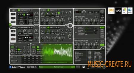 LinPlug - CrX4 v4.0.0 with Library (TEAM R2R) - синтезатор / сэмплер