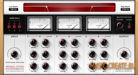 Minimal System Instruments Tri-Comp VST v1.0 (TEAM ST3RE0) - плагин компрессии