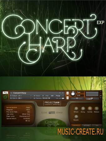 Project Sam - Concert Harp EXP v1.3 (KONTAKT DVDR) - библиотека звуков арфы Project Sam - Concert Harp EXP v1.3 (KONTAKT DVDR) - библиотека звуков арфы