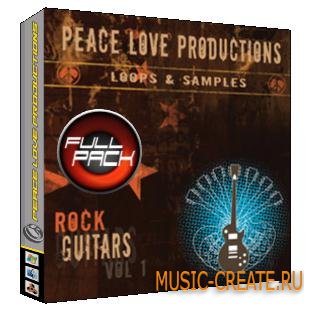 Peace Love Productions - Rock Guitars Vol.1 (WAV) - сэмплы электрогитары