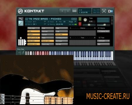Lyrical Distortion - 72 Jazz Bass Direct (KONTAKT) - библиотека звуков электрогитары Lyrical Distortion - 72 Jazz Bass Direct (KONTAKT) - библиотека звуков электрогитары