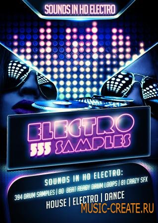 Sounds in HD - Electro 555 (ACiD WAV) - сэмплы Electro House, Dance