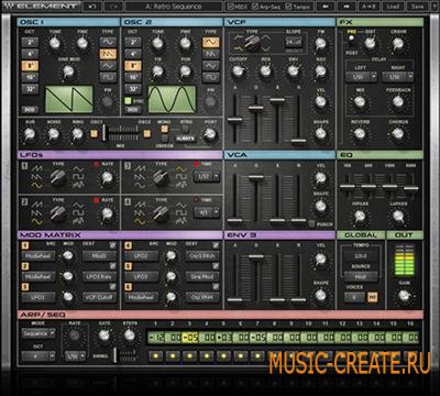 Waves - Element 1.0 VSTi VST VST3 RTAS Standalone x86 x64 (Team iND) - синтезатор