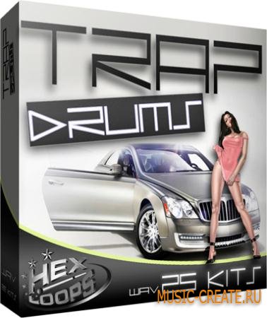 Hex Loops - Trap Drums 25 Kits (ACID WAV) - сэмплы Hip Hop