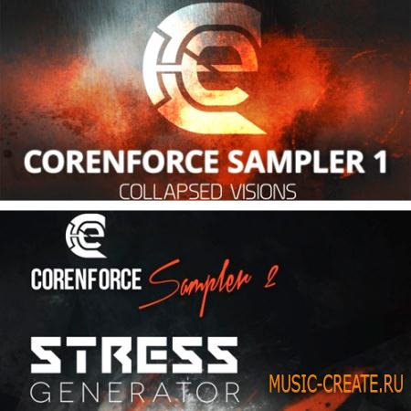 Corenforce Sampler - Stress Generator & Collapsed Visions (WAV) - сэмплы Hardcore, Industrial, Hardstyle, Breakcore, Dark DnB Corenforce Sampler - Stress Generator & Collapsed Visions (WAV) - сэмплы Hardcore, Industrial, Hardstyle, Breakcore, Dark DnB