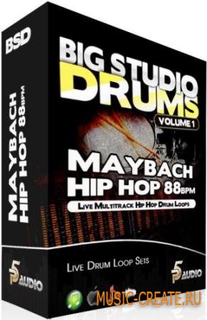 P5 Audio - Big Studio Drums Maybach Hip Hop 88 Bpm (MULTiFORMAT) - сэмплы Hip Hop