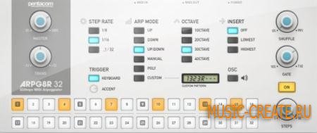 Pentacom - ARPG8R v0.9.5 WiN/MAC (Team UNION) - MIDI арпеджиатор