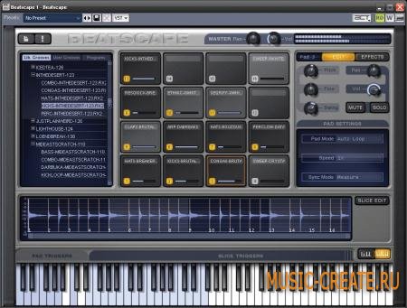 Cakewalk - Beatscape v1.02 WiN - драм, грув модуль Cakewalk - Beatscape v1.02 WiN - драм, грув модуль