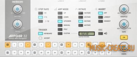Pentacom - ARPG8R v0.9.5 WiN/MAC (Team UNION) - MIDI арпеджиатор Pentacom - ARPG8R v0.9.5 WiN/MAC (Team UNION) - MIDI арпеджиатор