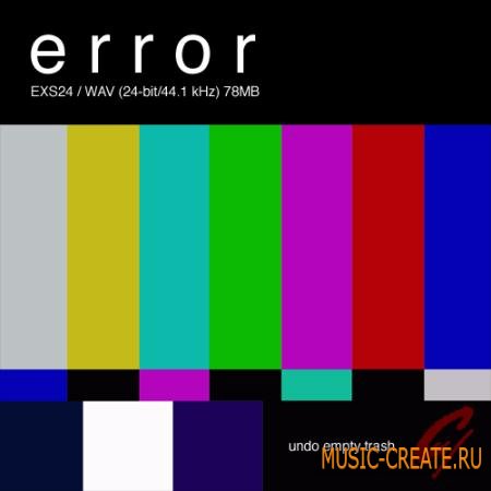 9 Soundware - Error (WAV EXS24) - звуковые эффекты 9 Soundware - Error (WAV EXS24) - звуковые эффекты