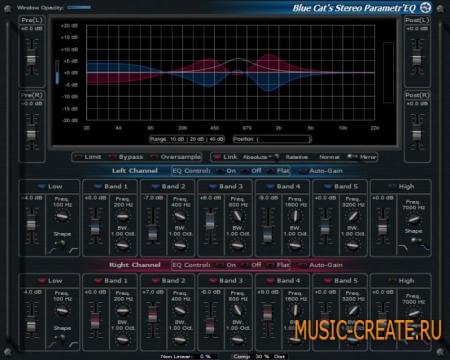 Blue Cat Audio - Stereo Parametr' EQ v3.51 x86 x64 (PROPER-CHAOS) - эквалайзер Blue Cat Audio - Stereo Parametr' EQ v3.51 x86 x64 (PROPER-CHAOS) - эквалайзер
