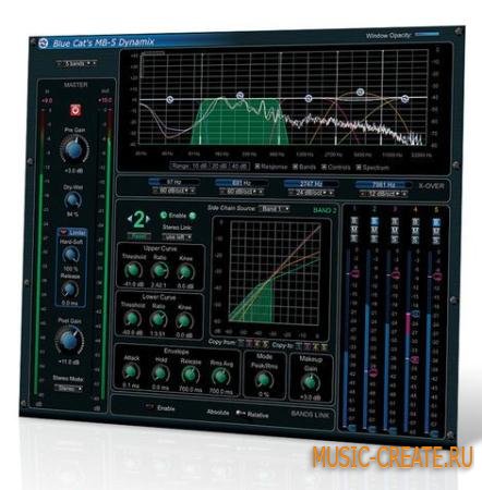 Blue Cat Audio - MB-5 Dynamix v1.2 x86 x64 (PROPER-CHAOS) - многополосный процессор динамики Blue Cat Audio - MB-5 Dynamix v1.2 x86 x64 (PROPER-CHAOS) - многополосный процессор динамики