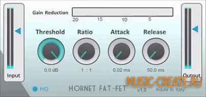Hornet - Fat-FET 1.0 (WiN / MAC) - плагин компрессор Hornet - Fat-FET 1.0 (WiN / MAC) - плагин компрессор