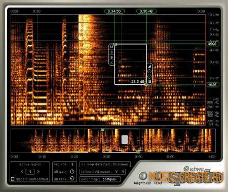 Stillwell Audio - Spectro v1.01.04 x86 x64 WiN (Team HY2ROGEN) - редактор аудио спектра