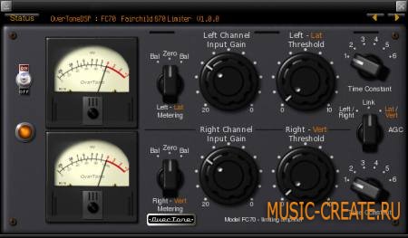 OverTone - DSP FC70 v1.0.1 WiN/MAC (TEAM R2R) - плагин лимитер
