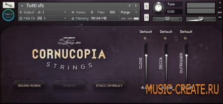 Strezov Samplin - Cornucopia Strings v.1.2 (KONTAKT) - библиотека струнных