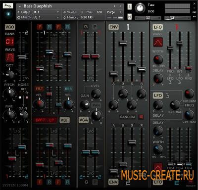 Tronsonic - SYSTEM 1000M (KONTAKT) - синтезатор Tronsonic - SYSTEM 1000M (KONTAKT) - синтезатор