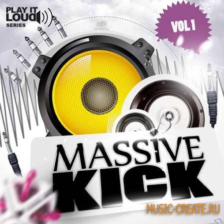 Shockwave - Play It Loud Massive Kick Vol 1 (WAV) - сэмплы бас-барабанов