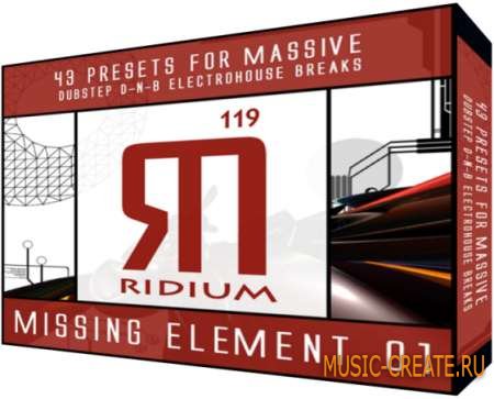 Ridium Sound - Missing Element Vol 1 (Massive presets)