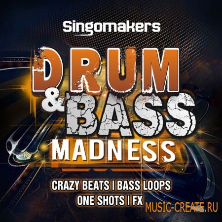 Singomakers - Drum and Bass Madness (WAV REX2 NI Massive Presets) - сэмплы Drum and Bass