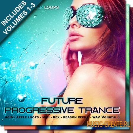 Producer Loops - Future Progressive Trance Bundle Vols 1-3 (WAV MiDi REX2) - сэмплы Trance