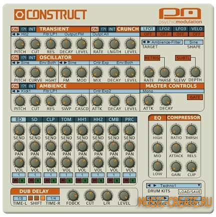 Psychic Modulation - Construct v1.0 (Team R2R) - драм-машина Psychic Modulation - Construct v1.0 (Team R2R) - драм-машина