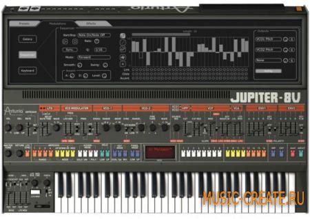 Arturia - Jupiter-8V 2.5.5 WIN/MAC OSX (CH1M3R4 + AiR) - синтезатор