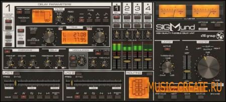 D16 Group - Sigmund v1.1 WiN/MacOSX (Team UNION) - плагин дэлей