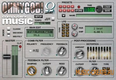 Ohm Force - Ohmygod! CM v1.2.0 RTAS, VST x86 x64 - плагин фильтр Ohm Force - Ohmygod! CM v1.2.0 RTAS, VST x86 x64 - плагин фильтр