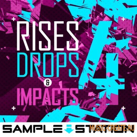 Sample Station - Rises Drops and Impacts 4 (WAV) - звуковые эффекты