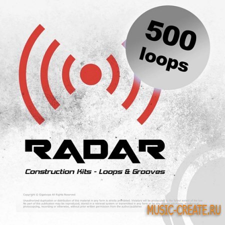 Giga Loops - Radar 500 Loops (WAV) - сэмплы Tech Trance, Progressive, Dance