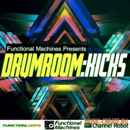 Function Loops - DrumRoom Dubstep Kicks (KONTAKT) - библиотека драм звуков