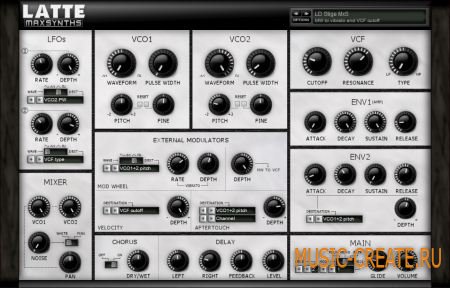MaxSynths - Latte v1.0 VSTi - синтезатор MaxSynths - Latte v1.0 VSTi - синтезатор