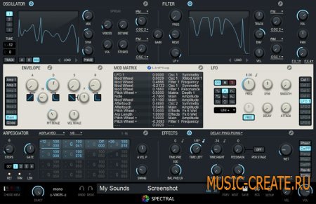 LinPlug - SPECTRAL v1.2.7 WiN / OSX (Team CHAOS) - синтезатор