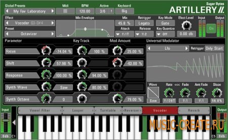 Sugar Bytes - Artillery 2 v2.3 Incl Keygen WiN / OSX (Team R2R) - плагин мульти-эффект