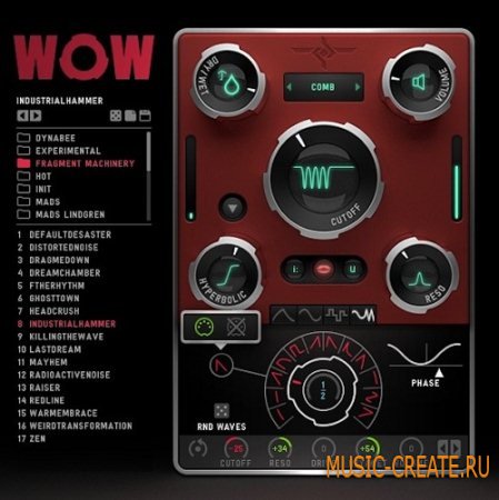 Sugar Bytes - WOW2 v2.0.2 WiN / OSX (Team R2R) - плагин фильтр