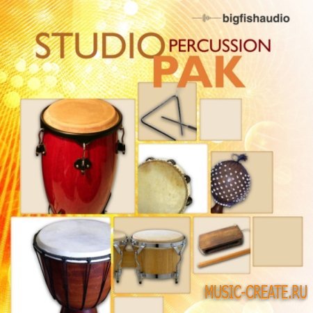 Big Fish Audio - Studio Percussion Pak (MULTiFORMAT) - сэмплы перкуссий Big Fish Audio - Studio Percussion Pak (MULTiFORMAT) - сэмплы перкуссий