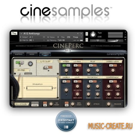 CineSamples - CinePerc EPIC v.1.1 (KONTAKT) - библиотека звуков перкуссии
