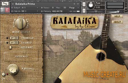 Ilya Efimov - Balalaika prima (KONTAKT) - библиотека звуков балалайки