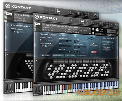 Ilya Efimov - Bayan (KONTAKT) - библиотека звуков баяна