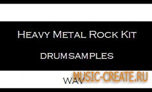 Heavy Metal Rock Kit drumsamples (WAV) - сэмплы ударных