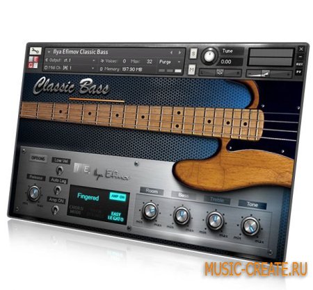 Ilya Efimov - Classic Bass (KONTAKT) - библиотека звуков бас гитары