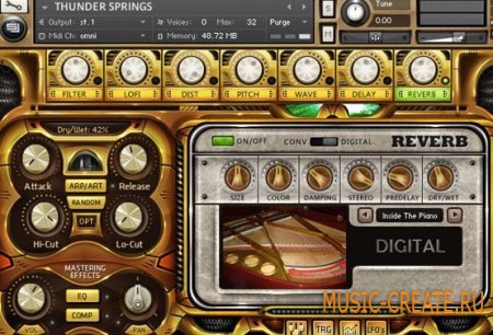Sample Logic - Thunder Springs (KONTAKT) - библиотека звуков перкуссии Sample Logic - Thunder Springs (KONTAKT) - библиотека звуков перкуссии
