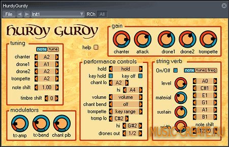 Soundbytes - HurdyGurdy v1.1 (Team R2R) - vst колёсная лира Soundbytes - HurdyGurdy v1.1 (Team R2R) - vst колёсная лира