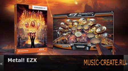 Toontrack - Metal! EZX v1.0.0 HYBRID (Team R2R) - библиотека ударных