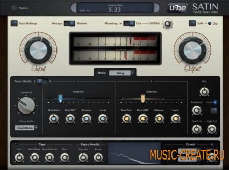 u-he - Satin v1.0 (Team R2R) - эмуляция ленточных устройств